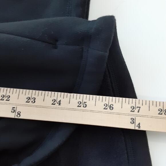 Athleta Cozy Karma Twist Neck Sweatshirt Black Womens XS Thumb Holes Athleisure - Picture 12 of 13